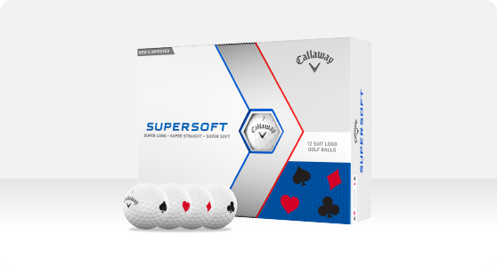 Callaway Golf 限量版撲克Supersoft Suits高爾夫球 Callaway Golf 限量版撲克Supersoft Suits高爾夫球
