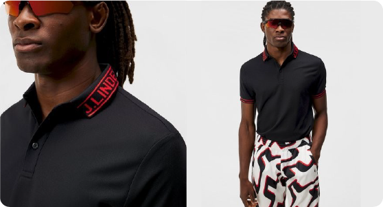 J.LINDEBERG Austin 常規版 Polo 衫(黑) J.LINDEBERG Austin 常規版 Polo 衫(黑)