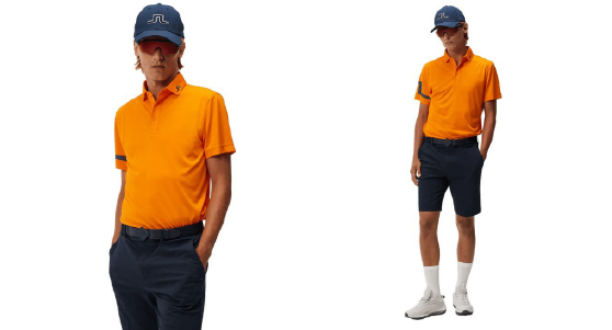 J.LINDEBERG HEATH POLO(橘) J.LINDEBERG HEATH POLO(橘)
