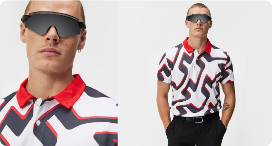 J.LINDEBERG TIMMY 常規版 POLO衫(紅白) J.LINDEBERG TIMMY 常規版 POLO衫(紅白)