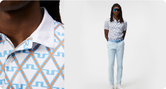 J.LINDEBERG TIMMY 常規版 POLO衫(淺藍) J.LINDEBERG TIMMY 常規版 POLO衫(淺藍)