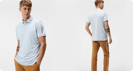 J.LINDEBERG TOUR TECH REGULAR FIT POLO(淺藍) J.LINDEBERG TOUR TECH REGULAR FIT POLO(淺藍)