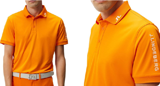 J.LINDEBERG TOUR TECH REGULAR FIT POLO(橘) J.LINDEBERG TOUR TECH REGULAR FIT POLO(橘)